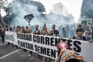 MaconhaÃ§o, na saÃ­da da Marcha / Foto: Alice Vergueiro